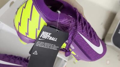 Nike Air Zoom Mercurial Vapor 16 Elite FG Football Boots - Purple/White/Yellow/Brown