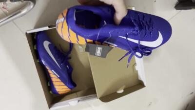 Nike Air Zoom Mercurial Vapor 16 Elite FG Football Boots - Blue/White/Orange