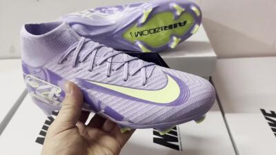 Nike Air Zoom Mercurial Superfly 10 Elite FG Football Boots - Purple/Yellow/White