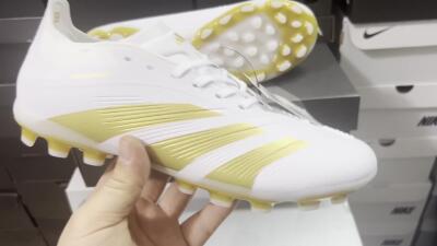 Adidas Predator Elite 24 MG Football Boots - White/Gold