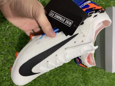 Nike Air Zoom Mercurial Vapor 16 Elite FG Football Boots - White/Black/Blue/Orange