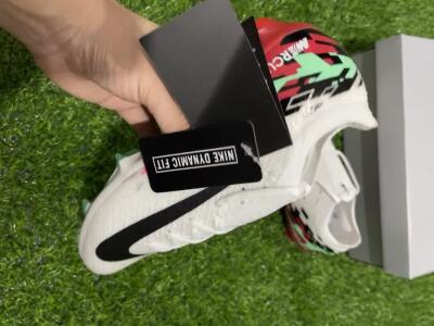 Nike Air Zoom Mercurial Vapor 16 Elite FG Football Boots - White/Black/Pink/Green