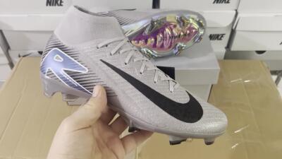 Nike Mercurial Superfly 10 Elite FG Football Boots - Grey/Black/Blue/Gold