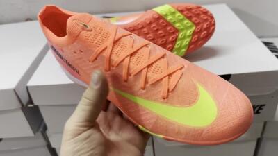 Nike Air Zoom Mercurial Vapor 15 Elite TF Football Shoes - Red/Yellow/White