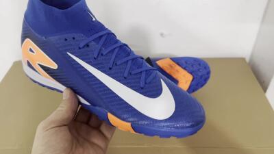 Nike Air Zoom Mercurial Superfly 10 Elite TF Football Shoes - Blue/White/Orange