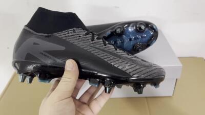 Nike Air Zoom Mercurial Superfly 10 Elite SG Football Boots - Black/Silver/Blue