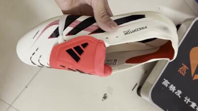 Adidas Predator Elite Foldover Tongue FG Football Boots - Beige/Black/Red