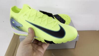 Nike Air Zoom Mercurial Vapor 16 Elite TF Football Shoes - Yellow/Black/Blue