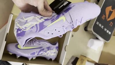 Nike Air Zoom Mercurial Vapor 16 Elite SG Football Boots - Purple/Yellow/White