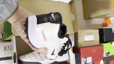 Nike Total 90 II TF Football Shoes - Silver/Black/White