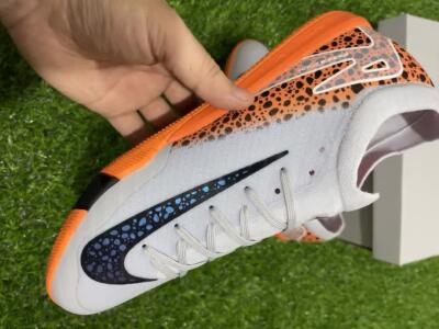 Nike Air Zoom Mercurial Vapor 16 Elite IC Football Shoes - White/Black/Leopard