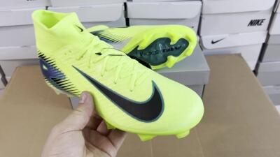Nike Air Zoom Mercurial Superfly 10 Elite FG Football Boots - Yellow/Black/Blue