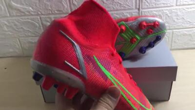 Nike Mercurial Superfly 8 Elite AG Football Boots - Red/Yellow/Silver