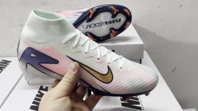Nike Air Zoom Mercurial Superfly 10 Elite FG Football Boots - Jade/Pink/Gold