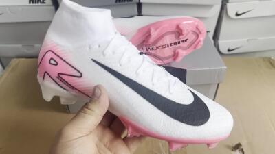 Nike Air Zoom Mercurial Superfly 10 Elite FG Football Boots - White/Black/Pink