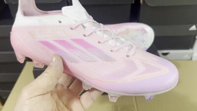 Adidas F50 Elite FG Football Boots - Pink/White/Gold