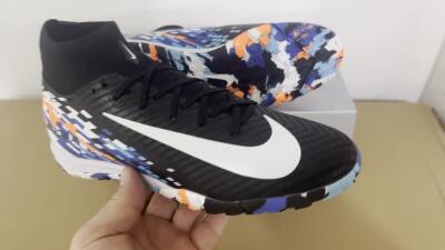 Nike Air Zoom Mercurial Superfly 10 Elite TF Football Shoes - Black/Blue/Orange