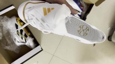 Adidas Predator Elite Foldover Tongue FG Football Boots - White/Black/Gold