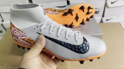 Nike Air Zoom Mercurial Superfly 10 Elite AG Football Boots - Grey/Black/Leopard