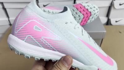 Nike Air Zoom Mercurial Vapor 16 Elite TF Football Shoes - Jade/Pink/Silver