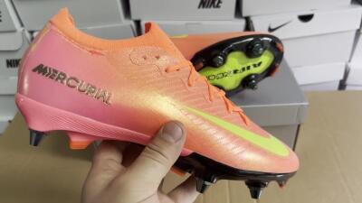 Nike Air Zoom Mercurial Vapor 16 Elite SG Football Boots - Red/Yellow/Black