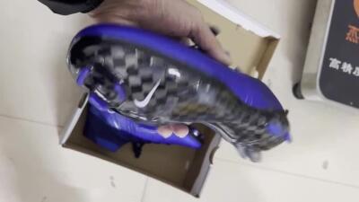 Nike Mercurial Superfly 4 CR7 FG Football Boots - Blue/White/Black