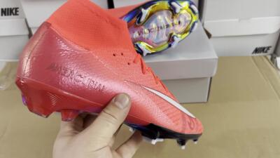 Nike Air Zoom Mercurial Superfly 10 Elite FG Football Boots - Red/White