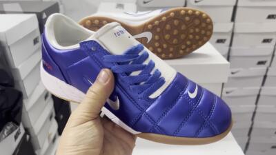 Nike Total 90 II TF Football Shoes - Blue/White/Brown