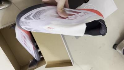 Adidas F50 Elite Laceless SG Football Boots - White/Silver/Red/Black