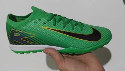 Nike Air Zoom Mercurial Vapor 16 Elite TF Football Shoes - Green/Black/Gold