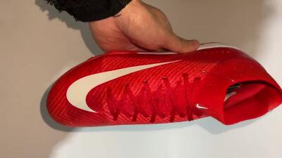 Nike Air Zoom Mercurial Superfly 10 Elite TF Football Shoes - Red/White