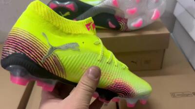 Puma Future 8 Ultimate FG Football Boots - Yellow/Pink/Black