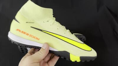 Nike Air Zoom Mercurial Superfly 10 Elite TF Football Shoes - Brown/Yellow/Black