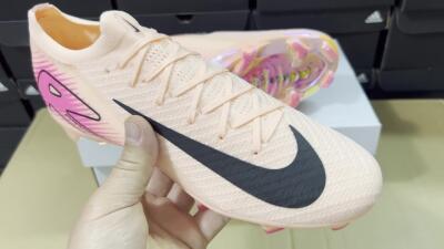Nike Air Zoom Mercurial Vapor 16 Elite FG Football Boots - Pink/Black/Gold