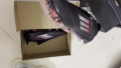 Adidas F50 Elite Laceless FG Football Boots - Black/Silver/Red