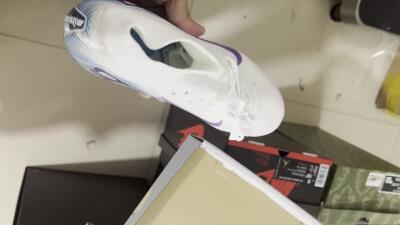 Nike Air Zoom Mercurial Superfly 10 Elite FG Football Boots - White/Purple/Jade