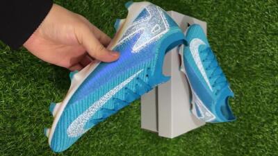 Nike Air Zoom Mercurial Vapor 16 Elite FG Football Boots - Blue/White