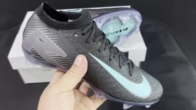 Nike Air Zoom Mercurial Vapor 16 Elite FG Football Boots - Black/Jade