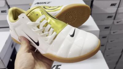 Nike Total 90 III IC Football Shoes - White/Black/Yellow