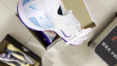 Nike Air Zoom Mercurial Vapor 16 Elite TF Football Shoes - White/Purple/Jade