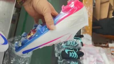 Nike Air Zoom Mercurial Vapor 16 Elite FG Football Boots - White/Blue/Pink