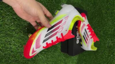 Adidas F50 Elite FG Football Boots - White/Red/Yellow