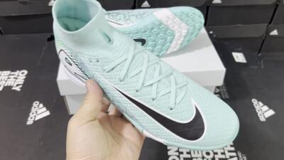 Nike Air Zoom Mercurial Superfly 10 Elite TF Football Shoes - Jade/Black/White