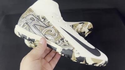 Nike Air Zoom Mercurial Superfly 10 Elite TF Football Shoes - Beige/Black/Brown