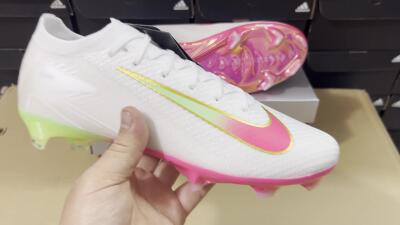 Nike Air Zoom Mercurial Vapor 16 Elite FG Football Boots - White/Red/Gold