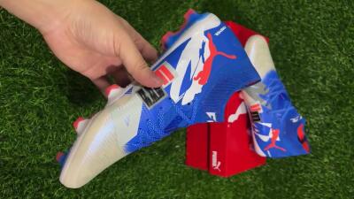 Puma Future 8 Ultimate FG Football Boots - Blue/Silver/Red