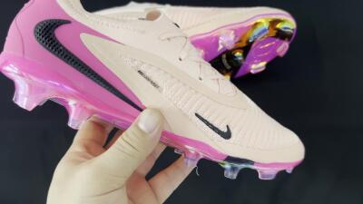 Nike Phantom 6 Low Elite FG Football Boots - Pink/Black/Gold