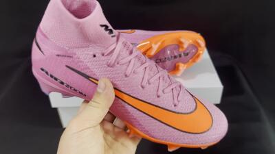 Nike Air Zoom Mercurial Superfly 10 Elite FG Football Boots - Purple/Pink/Black
