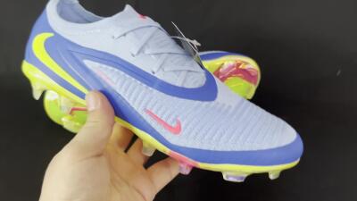 Nike Phantom 6 Low Elite FG Football Boots - Blue/Pink/Yellow