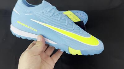 Nike Air Zoom Mercurial Vapor 16 Elite TF Football Shoes - Blue/Yellow/White